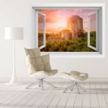 Vinilos ventanas fortaleza rumeli hisari estambul 3d