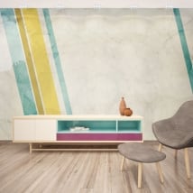 Murales de vinilos estilo retro