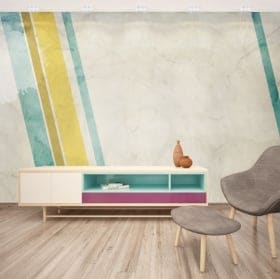 Murales de vinilos estilo retro