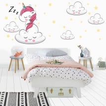 Vinilos y pegatinas unicornio dulces sueños