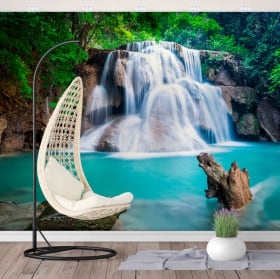 Fotomurales cascadas huay mae kamin tailandia
