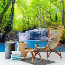 Fotomurales vinilos cascada haew suwat tailandia