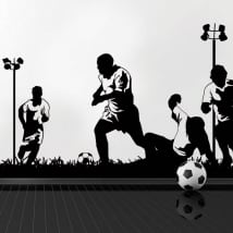Vinilos y pegatinas jugadores de fútbol