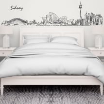 Vinilos decorativos skyline sídney australia