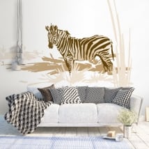 Vinilos decorativos y pegatinas cebra áfrica
