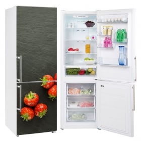 Vinilos fresas para decorar neveras