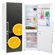 Vinilos naranjas para decorar neveras