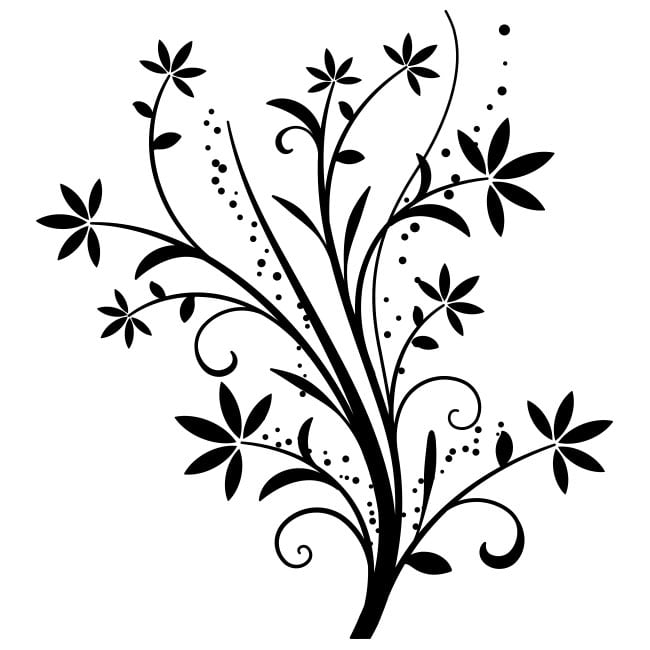🥇 Vinilos decorativos flores para decorar paredes y objetos 🥇