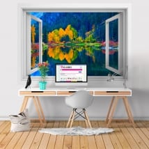 Vinilos decorativos washington lago jolanda 3d