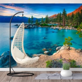 Murales de vinilos sand harbor lago tahoe sierra nevada