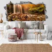 Vinilos decorativos cataratas russell tasmania 3d