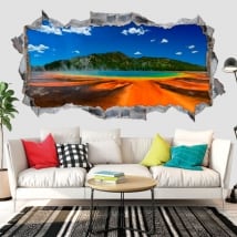 Vinilos decorativos parque nacional de yellowstone 3d