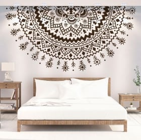 Vinilos decorativos medio mandala