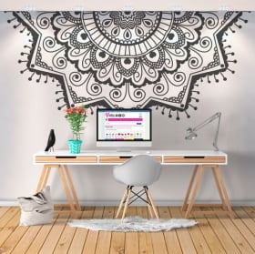 Vinilos decorativos mitad de mandala