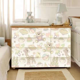 Vinilos para cómodas de bebés