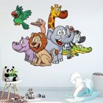 Vinilos decorativos y pegatinas animales infantiles
