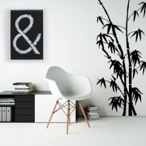 Vinilos decorativos y pegatinas con bambú