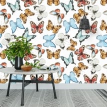 Fotomurales de vinilos con mariposas
