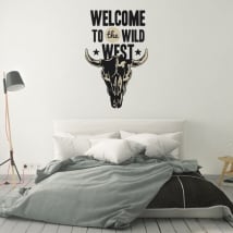 Vinilos decorativos y pegatinas welcome to the wild west