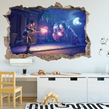 Adhesivos de vinilos videojuegos fortnite 3d