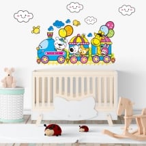 Vinilos para bebé tren infantil