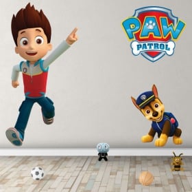 Vinilos infantiles chase la patrulla canina