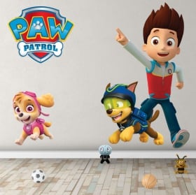 Pegatinas y vinilos infantiles skye la patrulla canina