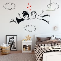 Vinilos decorativos y pegatinas amor en las nubes