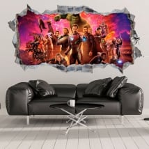 Vinilos decorativos 3d los vengadores endgame