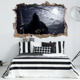 Vinilos decorativos paredes la muerte 3d
