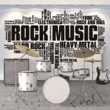 Vinilos decorativos y pegatinas de música
