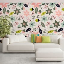 Fotomurales vinilos flores para decorar