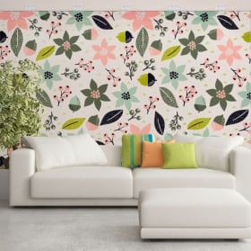 Fotomurales vinilos flores para decorar