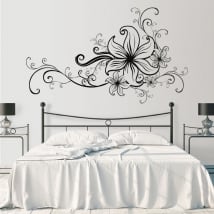 Vinilos adhesivos flores para decorar