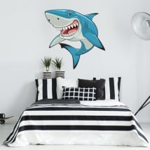 Pegatinas y vinilos decorativos tiburón