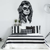Pegatinas y vinilos decorativos día de los muertos