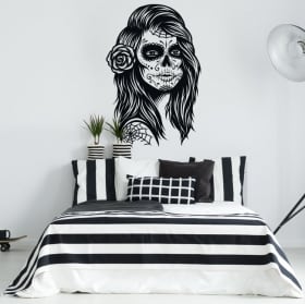 Pegatinas y vinilos decorativos d&iacute;a de los muertos