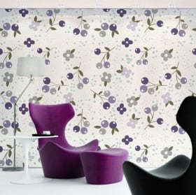 Fotomurales de vinilos con flores