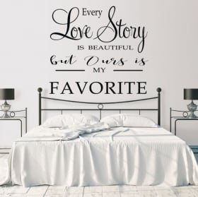 Vinilos decorativos y pegatinas frases de amor en ingl&eacute;s