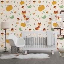 Fotomurales de vinilos animales infantiles
