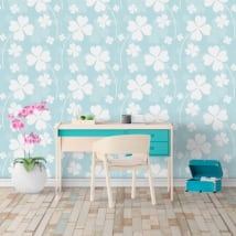 Fotomurales de vinilo decorativo tréboles 4 hojas