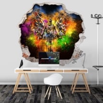 Vinilos paredes counter strike cs go 3d