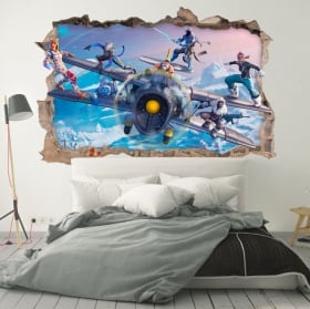 Vinilos fortnite 3d