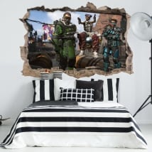 Vinilos y pegatinas paredes apex legends 3d