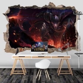 Pegatinas league of legends 3d