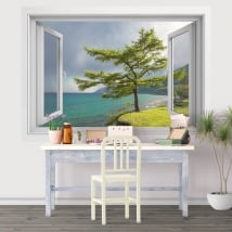 Vinilos decorativos 3d rusia siberia lago baikal