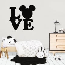Vinilos y pegatinas love disney