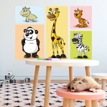 Pegatinas de vinilos animales infantiles