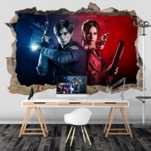 Vinilos paredes resident evil 3d