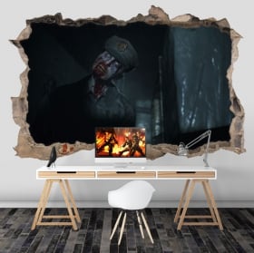Vinilos y pegatinas videojuegos resident evil 3d
